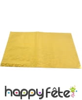 Sac cadeau peluche doré de 35 x 50 cm