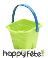Seau château sable vert