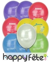 Sachet de 10 Ballons bonne retraite
