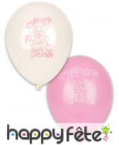 Sachet de 10 ballons c'est une fille