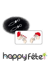 Sachet de 100 fermoirs pour ballons, en plastique, image 1