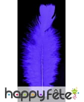 Sachet de 100 plumes violettes de 15cm