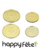 Sachet de 12 fausses pièces d'or, image 2