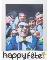 Set de 12 Photobooth thème mariage avec cadre, image 1