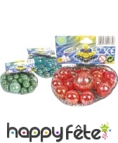 Sac de 20 billes unies + 1 calot