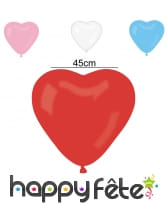 Sachet de 3 ballons coeur