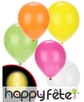Set de 5 ballons multicolores et lumineux, image 1