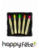 Set de 5 Crayons de maquillage UV