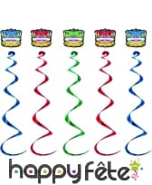 Set de 5 suspensions nouvel an chinois