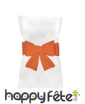 Sachet de 6 noeuds pour chaise intissée orange