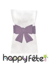 Sachet de 6 noeuds pour chaise intissée parme