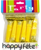 Sachet de 6 sans-gene dorés