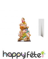 Silhouette des 7 nains de blanche neige