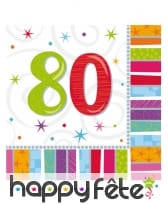 Serviettes d'anniversaire avec âge imprimé, image 1