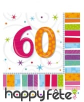 Serviettes d'anniversaire avec âge imprimé, image 3