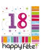 Serviettes d'anniversaire avec âge imprimé, image 7