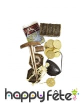 Set d'accessoires de pirate réalistes