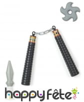 Set d'armes ninja en plastique, pour enfant