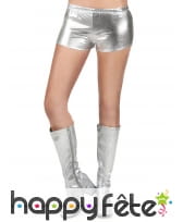 Shorty disco argenté, image 1