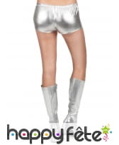 Shorty disco argenté, image 2