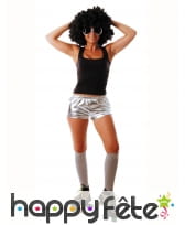 Shorty disco argenté, image 3