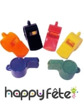 Sifflet d'arbitre en plastique