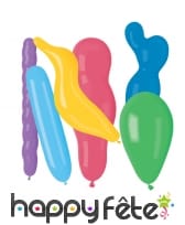 Sachet de ballons aux formes variées