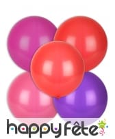 Sachet de ballons ronds de 47cm