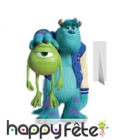 Silhouette de Bob et Sully en carton