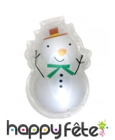 Stickers de bonhomme de neige lumineux, 15,5x12cm