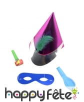 Sachet de cotillons colorés 1 personne