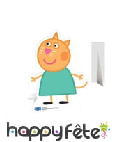 Silhouette de Candie chat, Peppa Pig