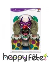 Stickers de clown tueur, 30 x 43 cm