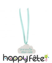 Sachets de dragées une étoile est née, bleu