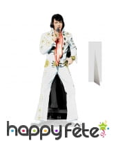 Silhouette de Elvis en costume de scène