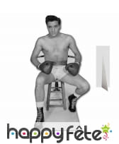 Silhouette de Elvis presley boxeur