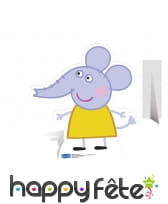 Silhouette de Emilie éléphant, Peppa Pig