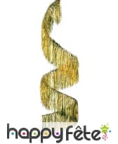 Suspension dorée en spirale, 1 M