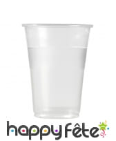 Sachet de gobelets transparents en plastique, image 2