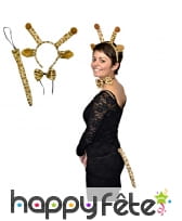 Set de girafe. Queue, serre tète et noeud, image 1