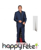 Silhouette de Georges Clooney tapis rouge