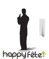 Silhouette de james bond taille réelle