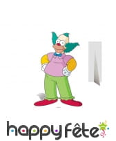 Silhouette de Krusty le clown en carton
