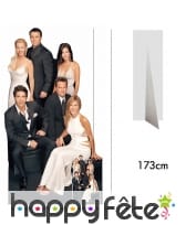 Silhouette de la série Friends, taille réelle