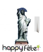 Silhouette de la statue de la liberté