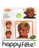 Set de maquillage de diable à l'eau pour enfant