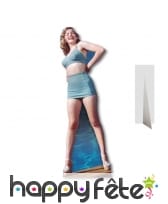 Silhouette de Marilyn Monroe en bikini