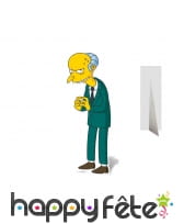 Silhouette de Mr Burns en carton