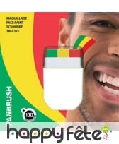 Stick de maquillage drapeau panafricain