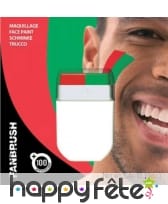 Stick de maquillage vert et rouge